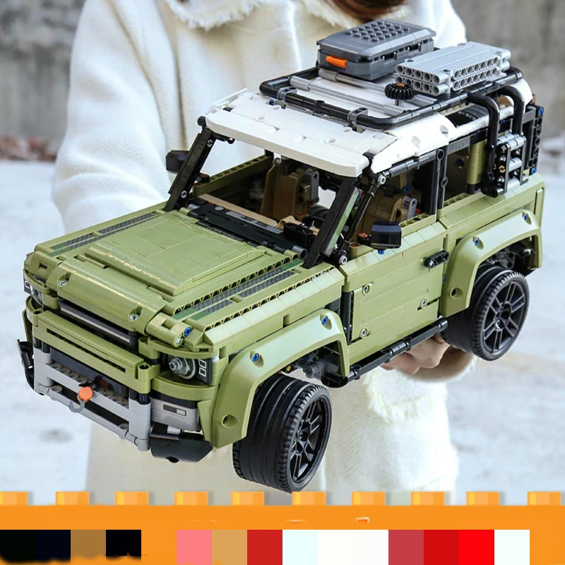 

New Guardian Off-road Vehicle Land Car Rover Fit Technic Defender 42110 Car Building Blocks Bricks Toy Kids Christmas