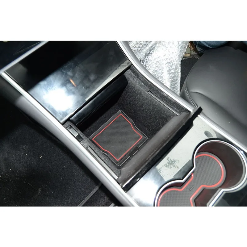 ONEWELL 7Pcs/set Premium Interior Custom Fit Cup Holder Center Console Liner Car Interior Acessories