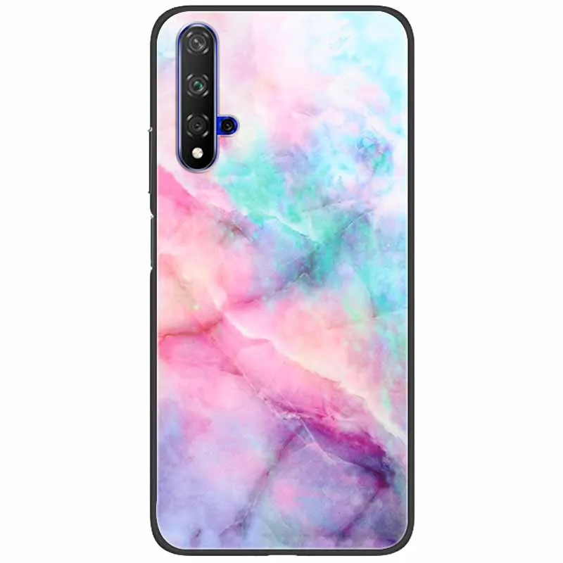 Фото Чехол для Realme X3 SuperZoom, Окрашенный черный силиконовый мягкий чехол для телефона из ТПУ для OPPO realmx3 SuperZoom, чехол s Funda RMX2086 6,6'' №4
