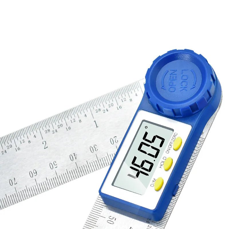 

0-200mm Digital Protractor Meter Angle Finder Protractor Ruler Inclinometer Goniometer Electronic Angle Finder Measuring Tool