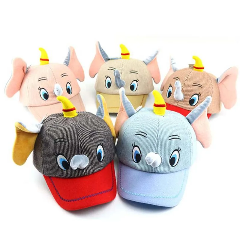 

Doitbest 3 to 8 Years old Child Baseball Cap Hip Hop 2019 cartoon elephant winter kids Hat Boys Girls Caps snapback hats