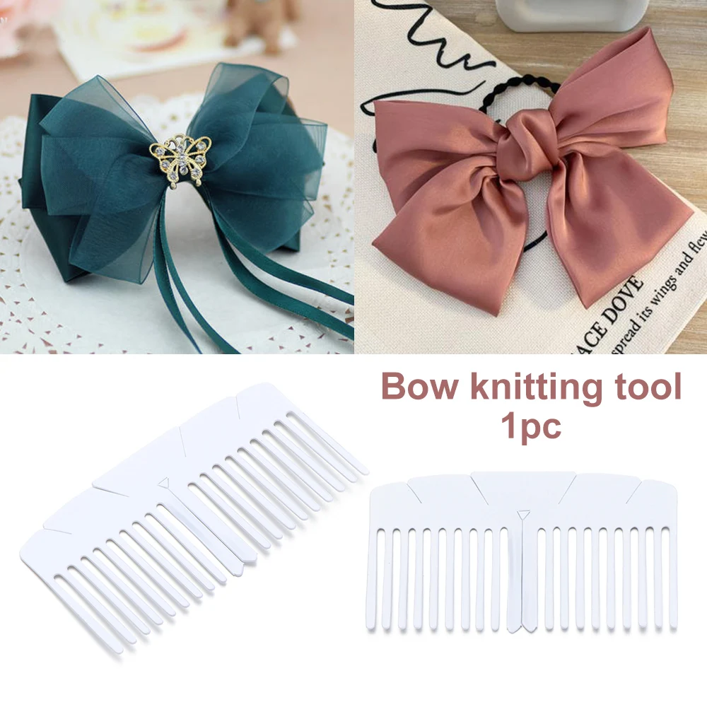 Ribbon Garland Bow Maker Double Sided Wooden Bow Making Tool DIY