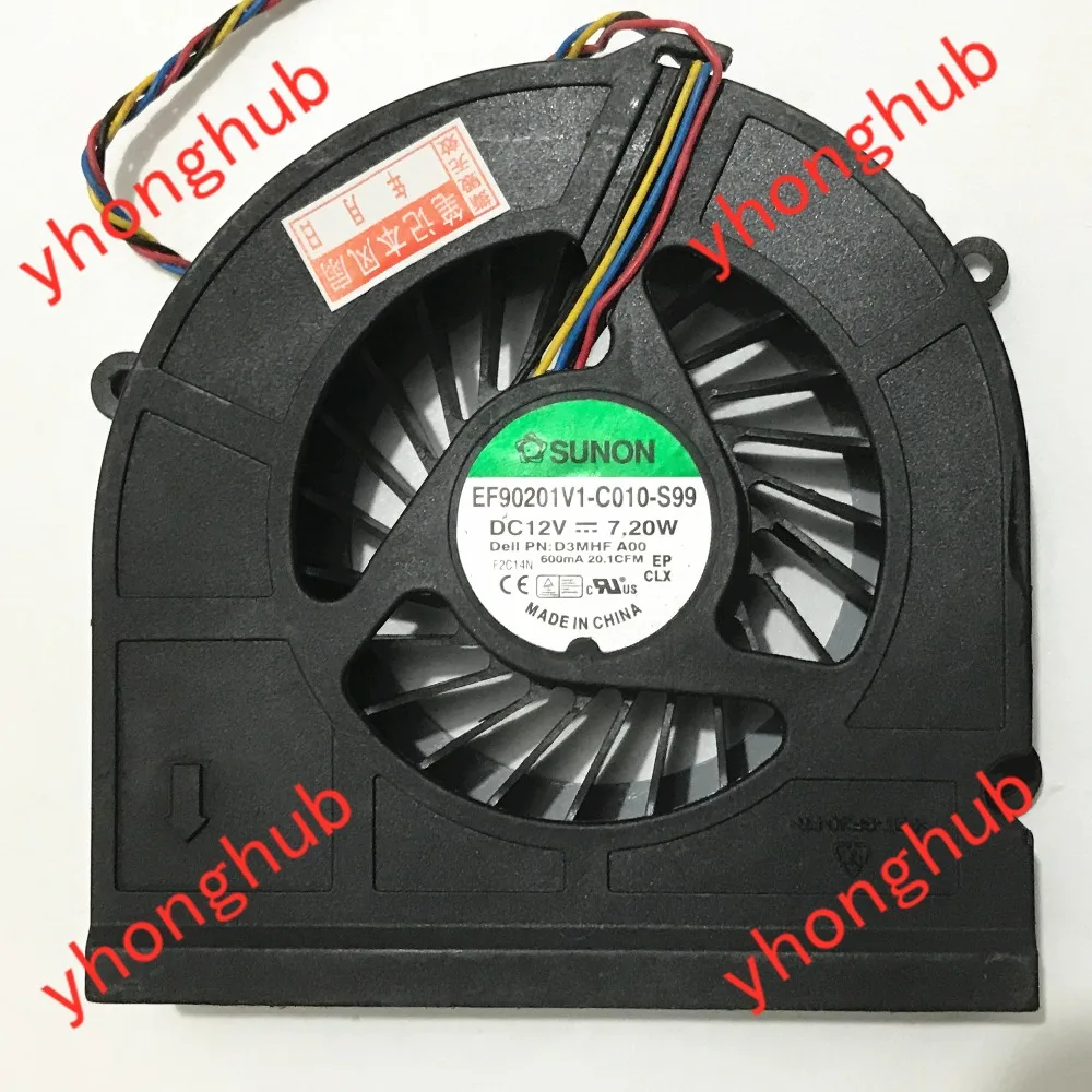 SUNON EF90201V1-C010-S99 D3MHF DC 12 В 7,20 Вт Inspiron one 2020 вентилятор для ноутбука