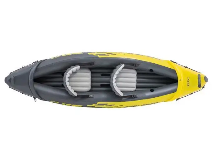 No Duty Tax Inflatable Kayak EXPLORER K2 WaterSport Double Person PVC Boat Fishing Boats Kayaks 2 Seats With Pump Paddle ► Photo 3/6