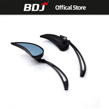 

BDJ For Harley 8MM 10MM Universal Ducati Motorcycle Rearview Mirror Chopper Cruiser