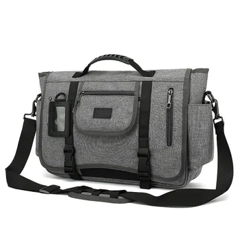 

Laptop Shoulder Briefcase Business Side Travel Canvas Messenger Side Office Work Briefcase Bandolera Hombre Bag for Men DB60BA