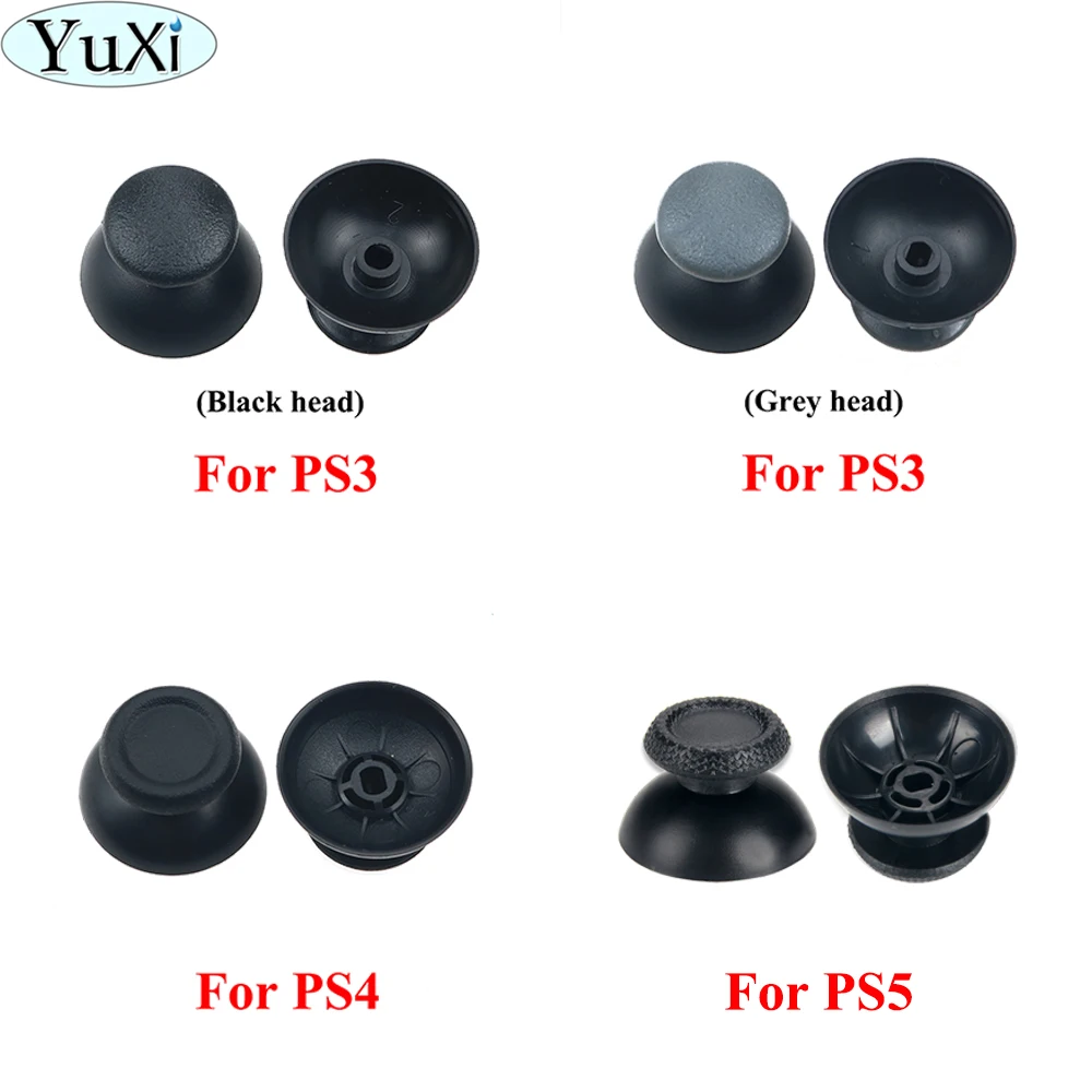 

YuXi Analog Cover 3D Shell Thumb Stick Joystick Thumbstick Mushroom Cap For Sony for PS5 PS4 PS3 Controller Accessories
