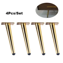 4 шт. нержавеющие мебельные подставки из стали 30 см столы шкафы ноги диван кровать ТВ шкаф ноги с монтажными винтами Золотой Косой ноги