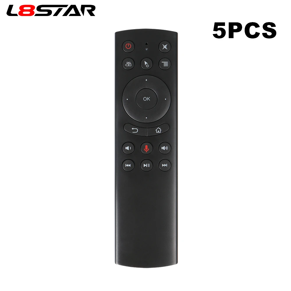 

5pcs/lot G20S 2.4G Air Mouse Gyroscope Google Voice Remote control IR Learning Smart TV Control for Samsung smart tv box
