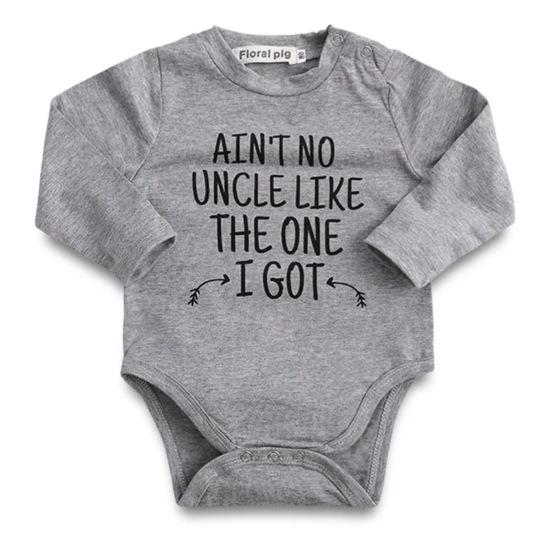 Крошечные хлопковые детские Боди 2019 боди с длинным рукавом не дядя как тот