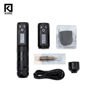 

KIME Original Wireless Battery Tattoo Machine Pen Japan Coreless Motor Rotary Machine Gun Battery Pack Tattoo Equipment Set new