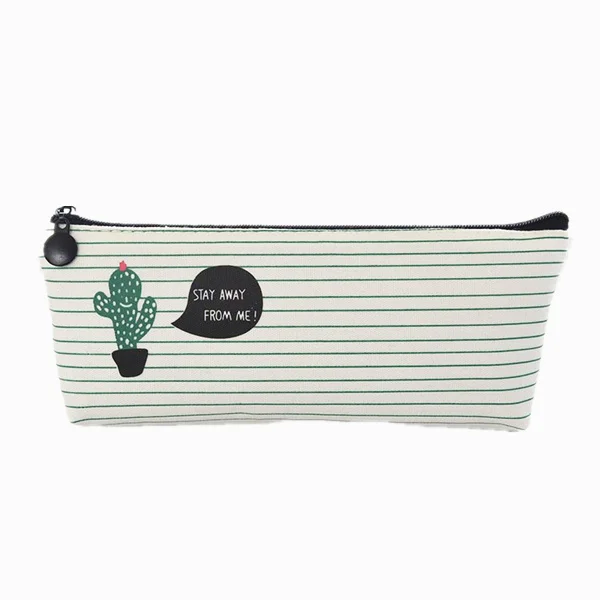 cactus 1 PURDORED, 1 шт., косметичка С КАКТУСОМ, женская косметичка с ананасом, дорожная сумка с принтом в виде листьев, Студенческая пенал, косметичка, Органайзер - Цвет: cactus 1