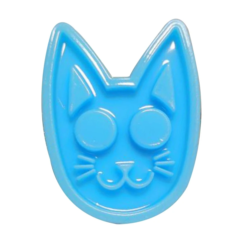 

DIY Craft Epoxy Resin Mold Super Glossy Self-defense Cat Keychain Silicone Mould U4LE