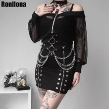 Женский кожаный ремень безопасности тела Связывание Регулируемая клетка белье Harajuku панк готический полюс танец фестивальный рейв одежда для вечеринок Топы