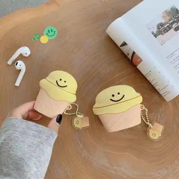 

Hot Qute Ice Cream Silicone Earphone Headset Case for Airpods pro air pods pro 3 cover for airpods 1 2 Stylish Coque Bag