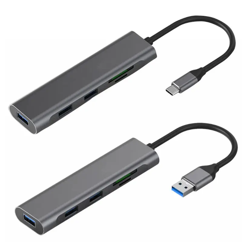 5 в 1 USB C концентратор ключ с type C концентратор SD/TF кард-ридер для MacBook Air Pro и других ноутбуков type C