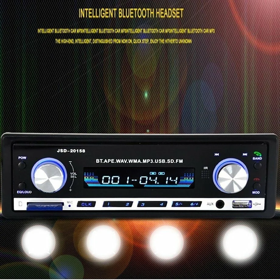 1 Din 12 в Bluetooth автомобильное радио Автомобильный MP3-плеер Поддержка USB/SD MMC порт стерео FM mp3 аудио плеер авторадио - Цвет: 20158