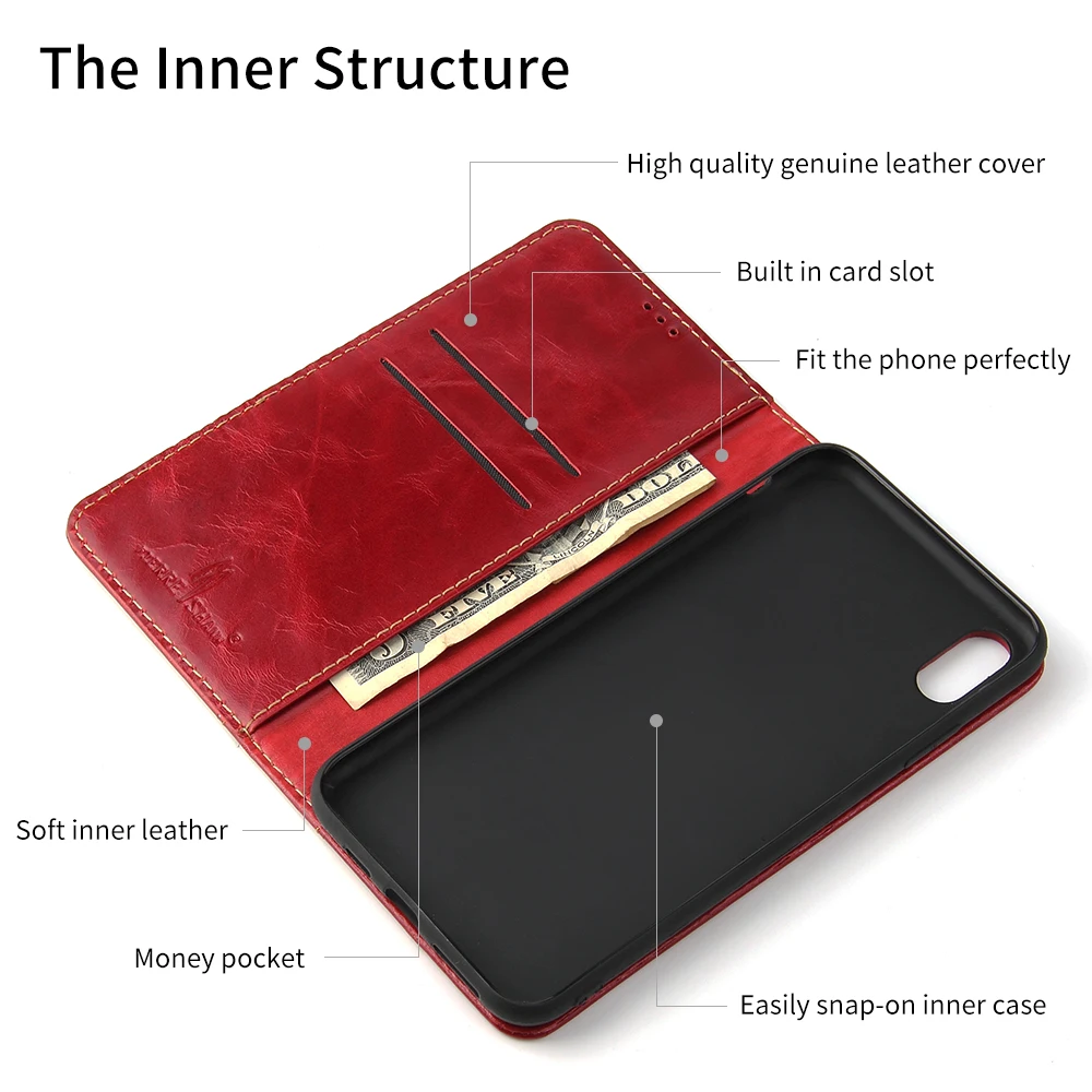 Для Coque iphone 11 кошелек чехол для iphone 11 pro натуральная кожа Магнитный флип чехол для iphone 11 Pro Max XS Max XR 7 8