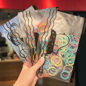 

100PCS Lovely Children Headbands Mini Hair Bands For Girls Elastic Rubber Band Hair Scrunchy Baby Girls Gum Hair Accessories