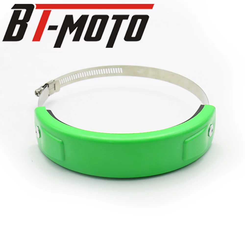 Защитная крышка выхлопной трубы мотоцикла для YAMAHA YZ250 YZF250 450 YZ250F YZ450F WR TTR YZFX 250-500CC - Цвет: B green