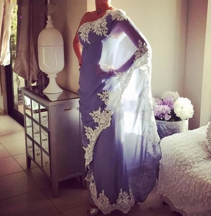 Vestido de noiva вечернее платье Сари платья Арабский мусульманский шифон Аппликация Abendkleider одно плечо Выпускные вечерние платья Новинка