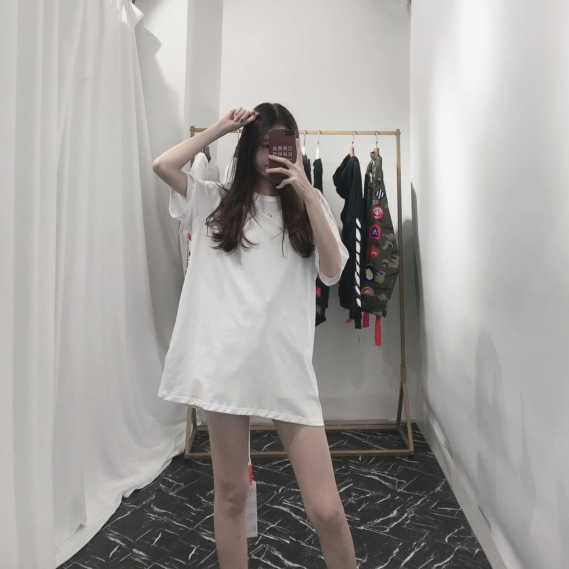 Ограниченная серия, греческий закат, кокосовое дерево, 19ss, Off-White OW, для мужчин и женщин, для влюбленных, Модная хлопковая футболка с круглым вырезом и коротким рукавом
