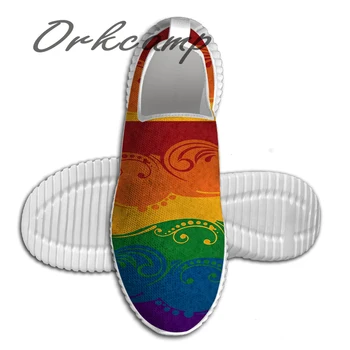 

Ornamental Rainbow Flag Running Shoes Walking Shoes Summer Comfortable light weight Jogging Yoga shoes