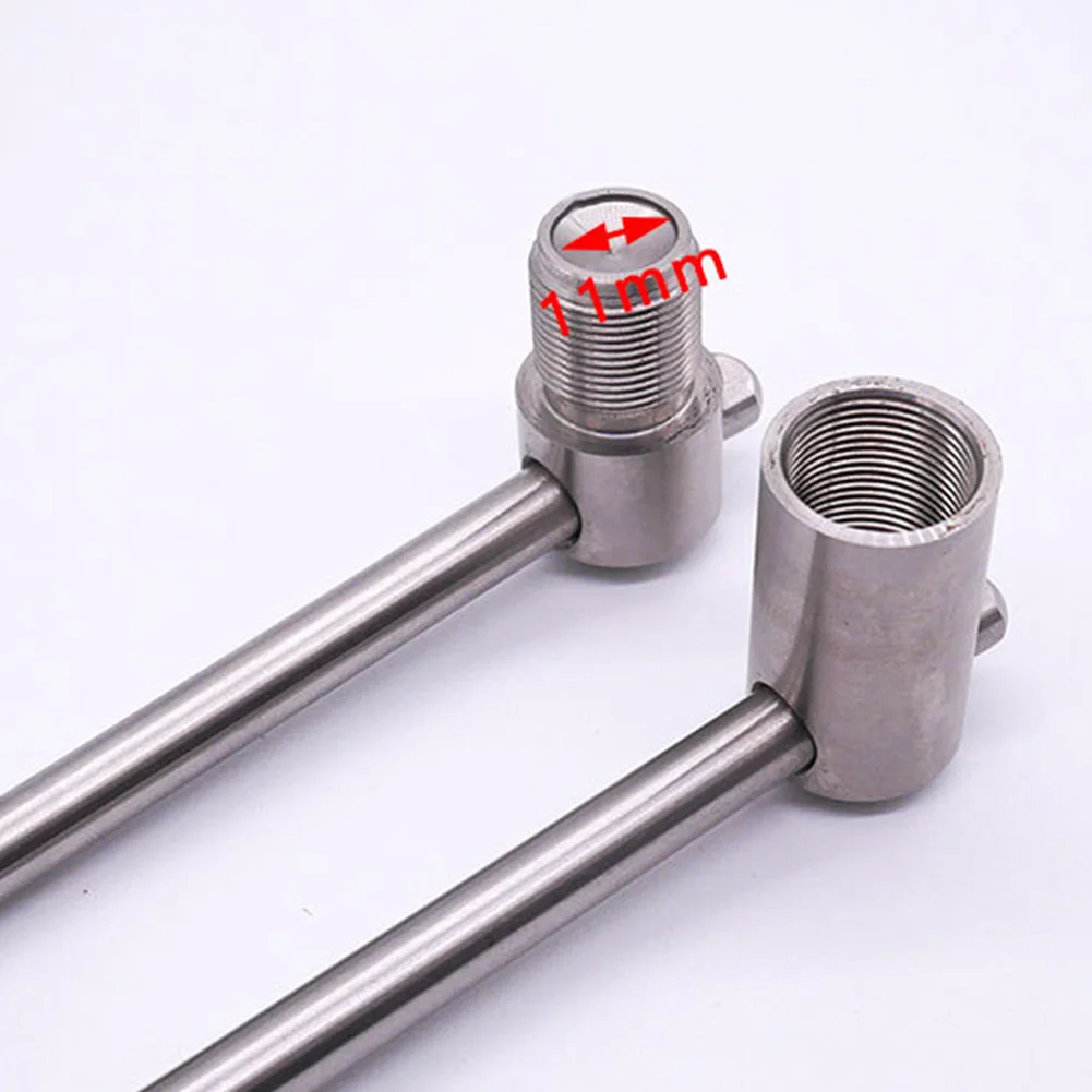 Cue Tips Suppressor Presser Прочный из нержавеющей стали снукер серебро съемные практичные аксессуары для формирования бильярда