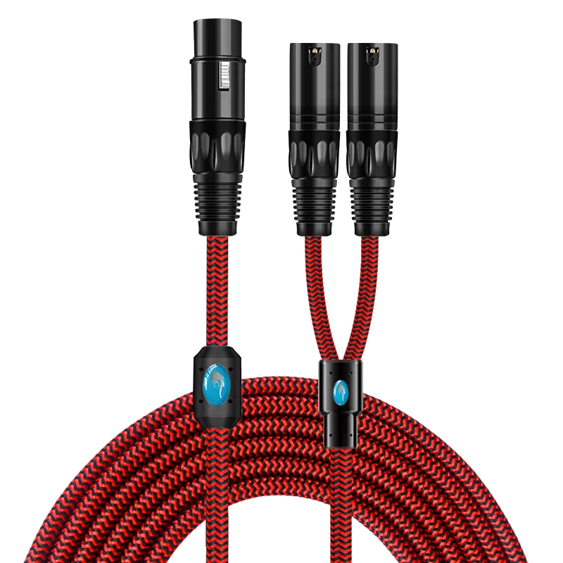 XLR с двойным 3 контактный разъем аудио кабель микрофонные предусилители микшер