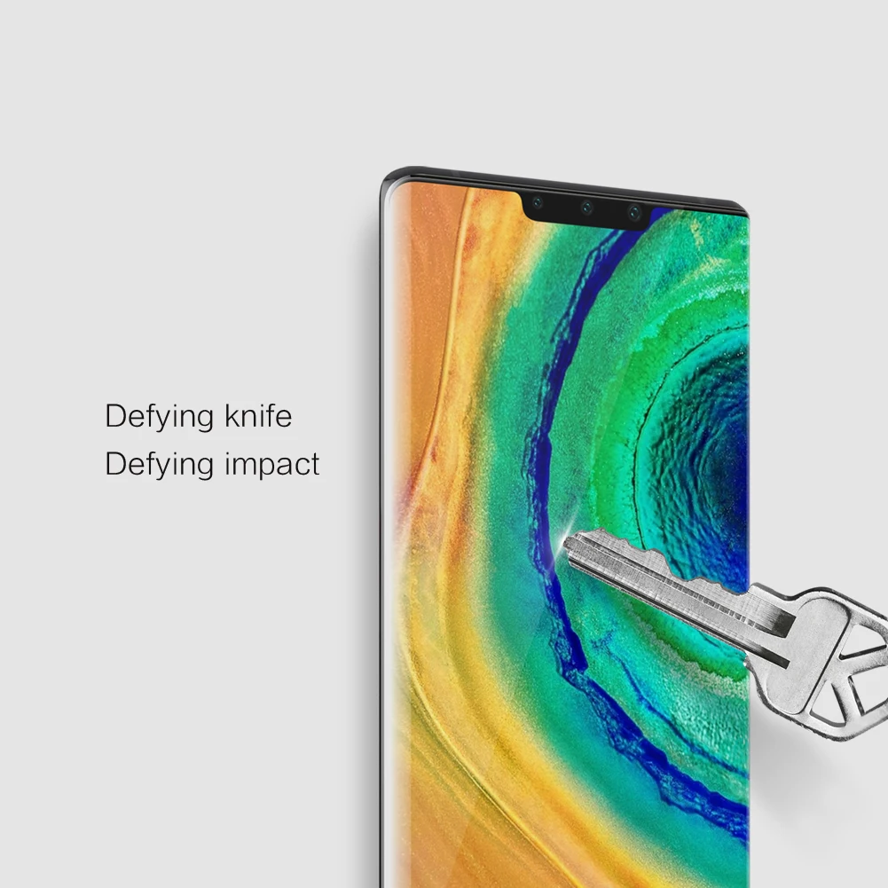 Nillkin изогнутое стекло для huawei mate 30 Pro полный экран анти-Взрывозащита пленка 3D CP+ Max Полный экран протектор