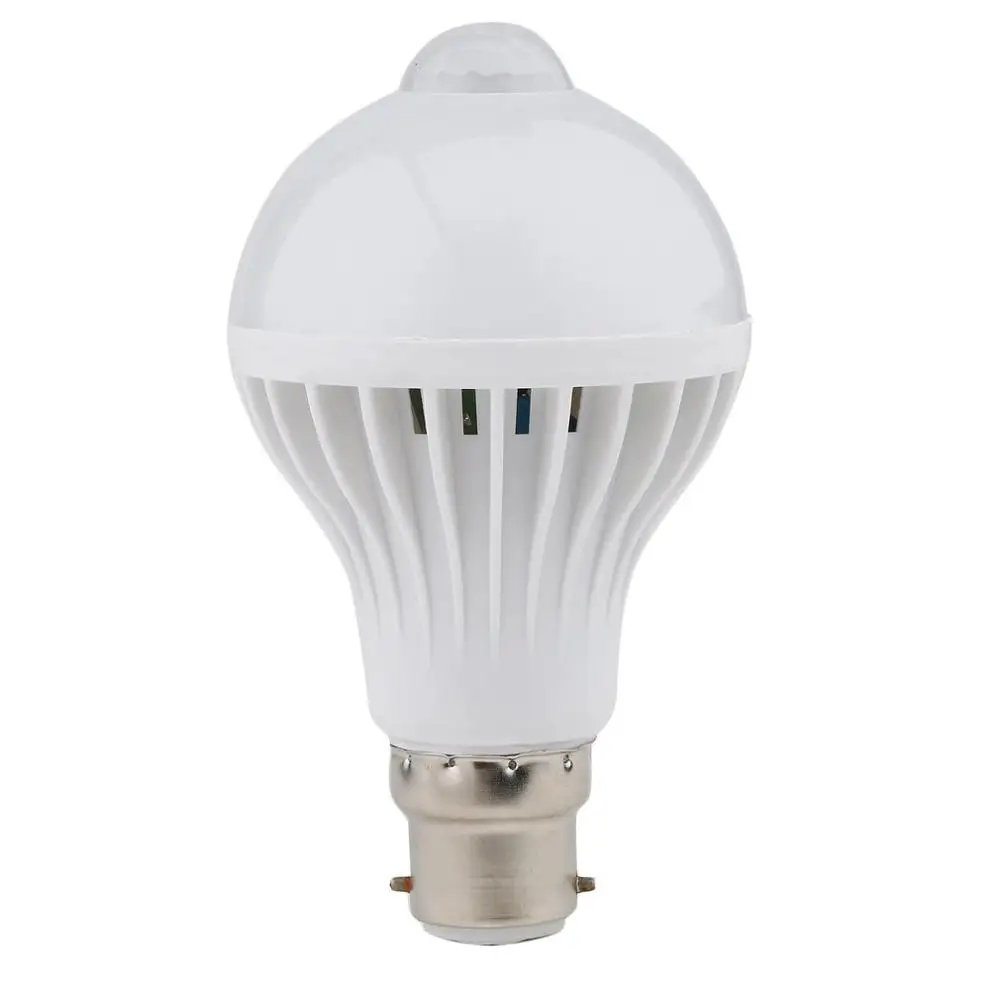 

E27/B22 LED Bulbs PIR Motion Sensor LED Lighting 7W 12V Led Light Smart Home Induction Bulb Stair Hallway Night Light Smart Bulb