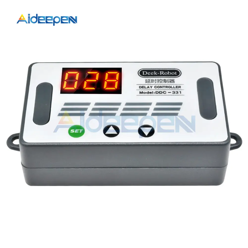 DDC 331 DC 12V цикл запуска реле задержки таймера светодиодный цифровой дисплей