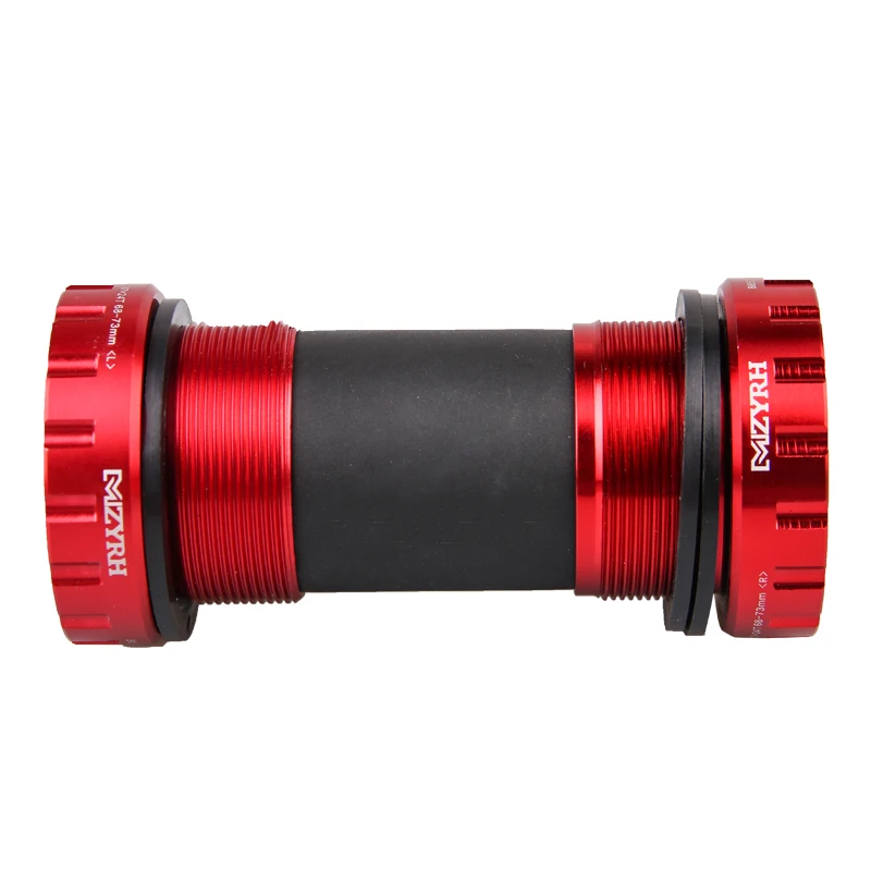 RED BB91 MTB дорожный велосипед внешний подшипник Нижний Кронштейн велосипедная ось тип резьбы 68 73 мм велосипед BSA68 запчасти Prowheel 24 мм коленчатый набор - Цвет: RED