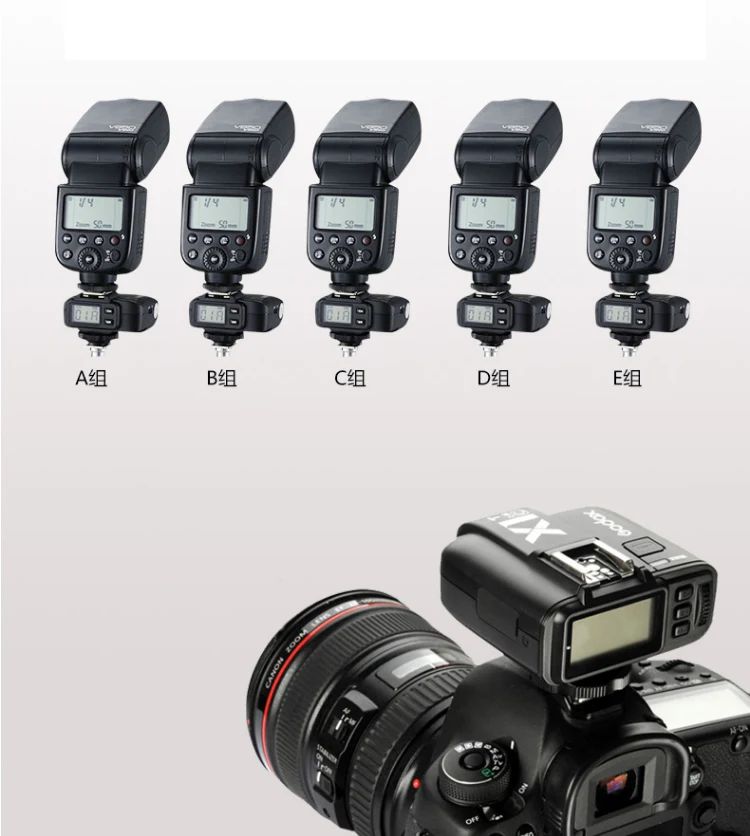 Godox X1T передатчик серии ttl 2,4G HSS камера Вспышка Speedlite триггер для Canon NIkon sony Olympus Fujifilm Lumix Panasonic