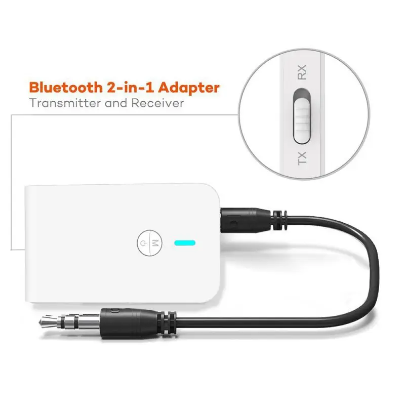 ONEWELL 2 в 1 Bluetooth 5,0 передатчик приемник 3,5 мм стерео аудио адаптер для ТВ наушники Колонки беспроводные Bluetooth
