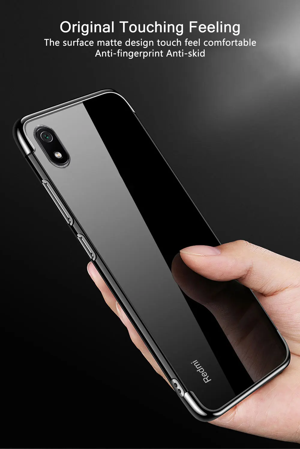 Для Xiaomi Redmi 7A Прозрачный чехол Чехол с покрытием Мягкий ТПУ силиконовый чехол для Xiaomi Redmi 7A чехол противоударный бампер чехол