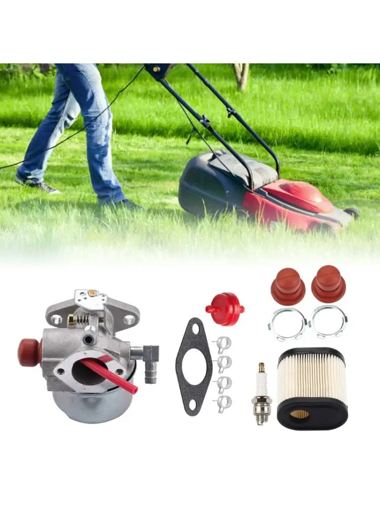 2021 New 640350 640271 640303 Carburetor for Tecumseh LEV100 LEV105 Recycler Lawn Mower with Air Filter | Инструменты