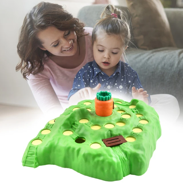 Early Education Puzzle Kids Family Party Game Board Rabbit Cross Country Chess Trap Toy Board Game Parent-Child Interaction 1