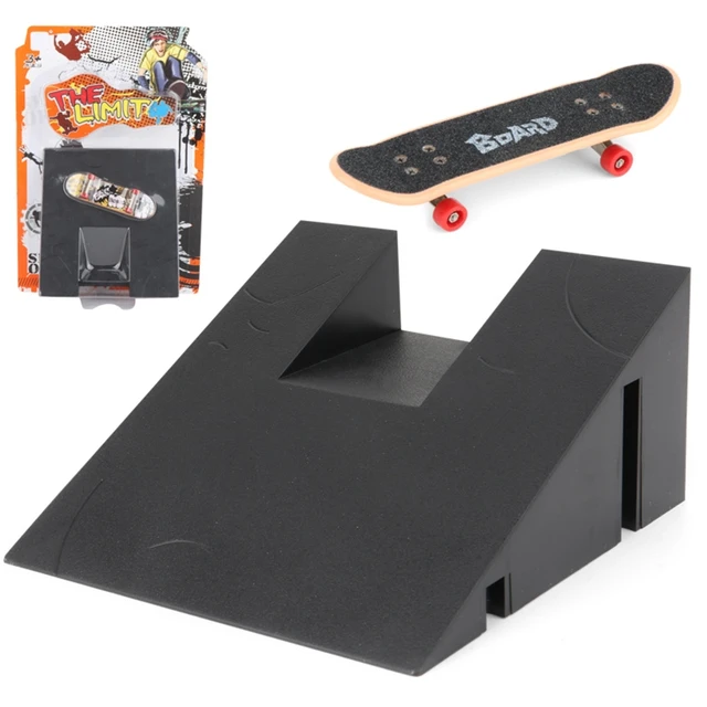 Fingerboard Rail Park Stair Kit Stairs Mini Skateboards for Kids Skateboard Training Mini Board Game 6