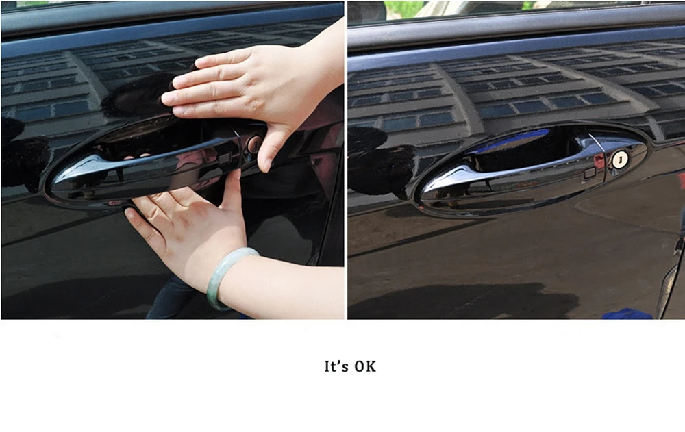 16/8 шт. Универсальный Невидимый прозрачная Автомобильная дверная ручка царапин защитная пленка для Плёнки ручка Защитная Стикеры