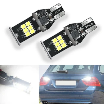

2x Canbus T15 W16W 912 921 LED Bulb 3030 15SMD Car Back Up Reverse Lights White For BMW E39 E60 E90 E46
