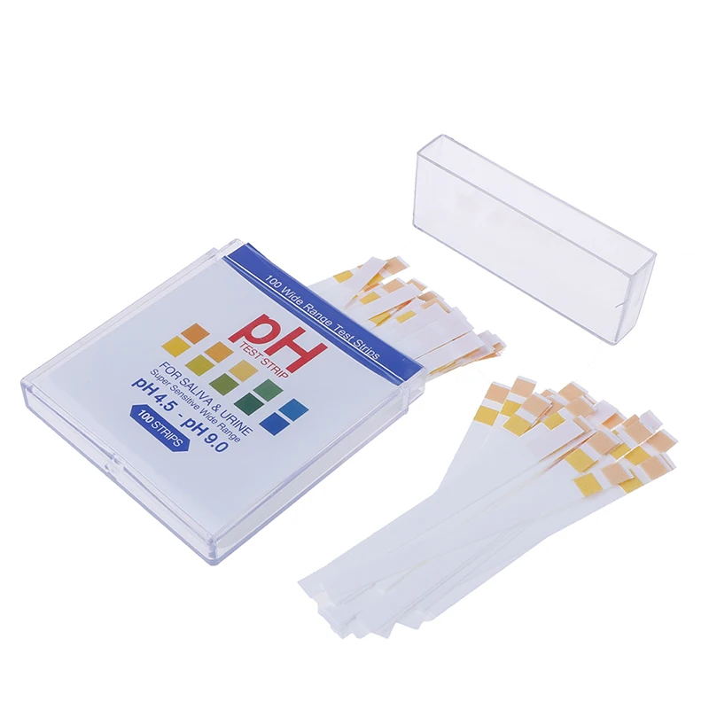 100 Strip Saliva Slaver For Urine Pregnancy Test Paper PH 4.5 9.0 Include Packcing Box Hot | Красота и здоровье