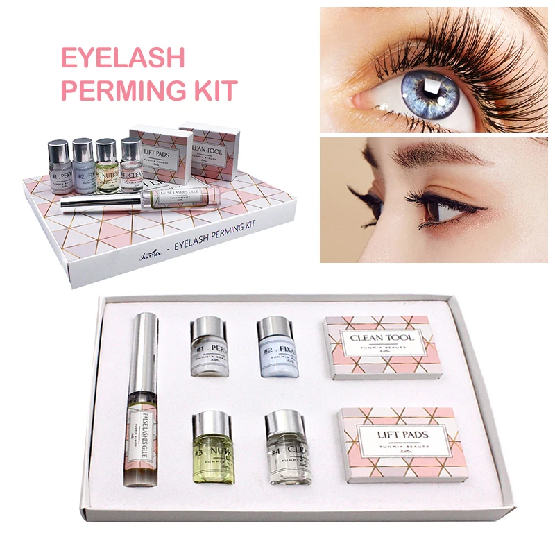 

1 Box Professional Eyelash Perming Eyelashes Curling Fixation Agent Lift Pad Kit Eye lash Extension Curling Kits Makeup Tools
