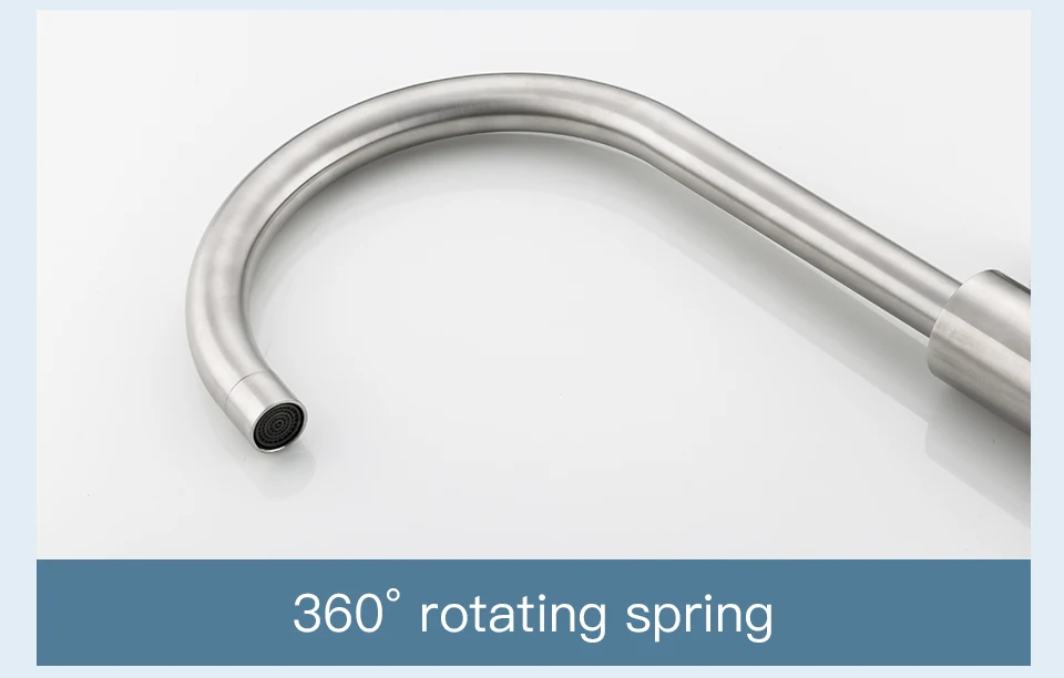 Frap Modern Kitchen Faucet Stainless Steel Single Handle Mixer Sink Tap Kitchen Hot and Cold Water Grifos Fregadero Cocina F4048