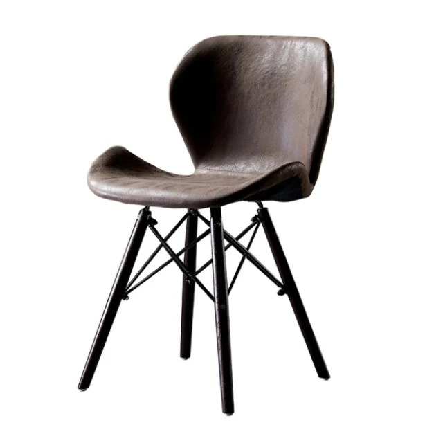 

Nordic Solid Wood Dining Chair Light Luxury Modern Simple Home Backrest Ins Net Red Desk Stool Retro Industrial Chair