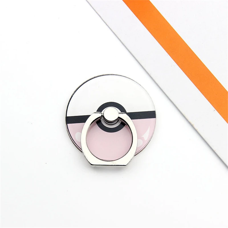 J Pokemon Go Pocket Monster Pikachu косплей реквизит Poke Ball Cute Charmander Psyduck держатель для мобильного телефона Регулируемая рамка - Цвет: J