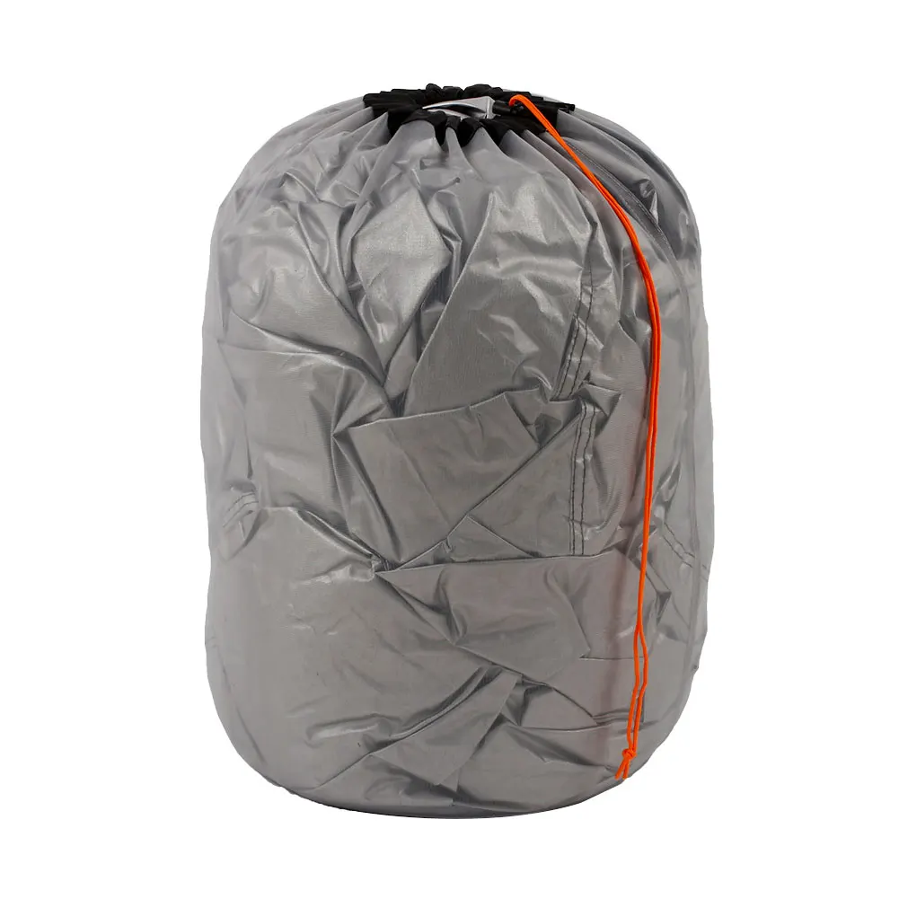 Путешествия Кемпинг Спорт Сверхлегкий сетки Drawstring сумка для хранения инструмент черный XXL