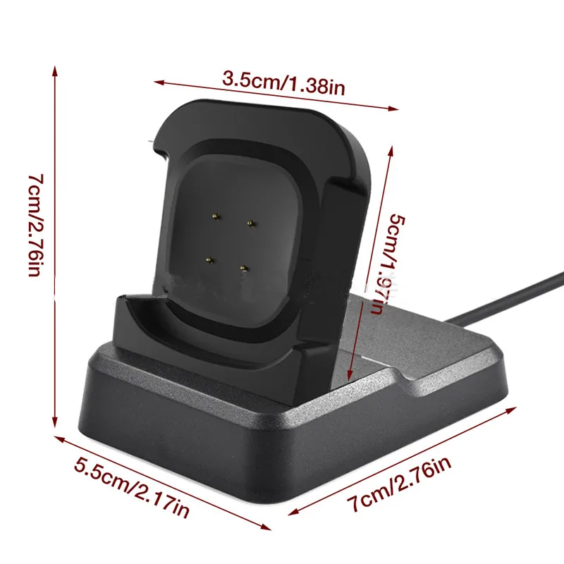 

Length 100cm Replacement Accessories 5V Smart Watch USB Charging Cable Charger Dock Cradle Stand For Fitbit Versa3/Sense