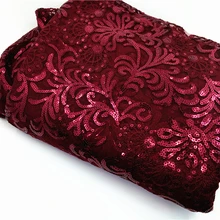 125 см широкая бисерная французская кружевная ткань для шитья, качественная кружевная ткань, гипюр, блестящая ткань, вышитая Тюлевая ткань AF0035