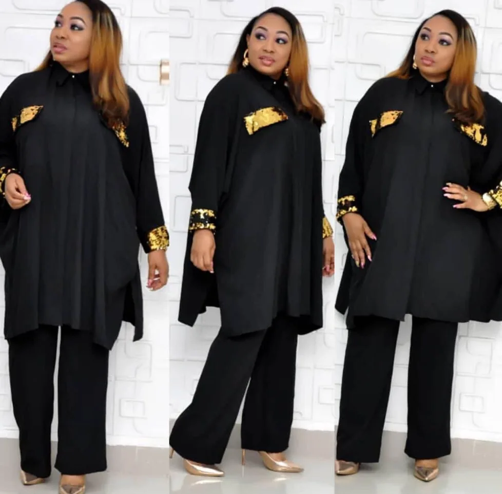 evening pants and tops